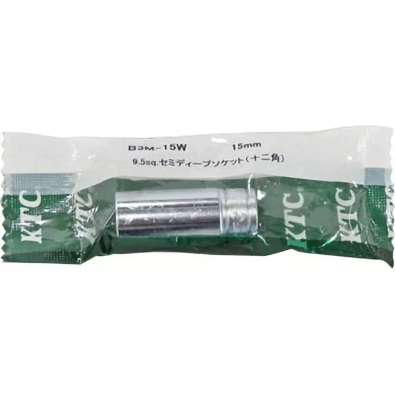 Ktc 12 Corners Semi-Deep Socket 9.5 mm Sq. Drive, B3M-15W