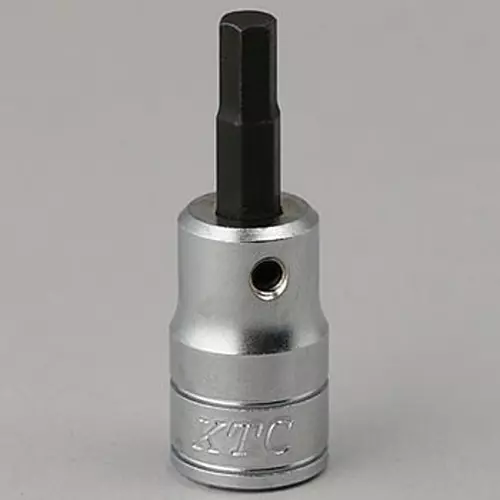 Ktc Short Hexagon Bit Socket 9.5 mm Sq. Drive, BT3-7/32S