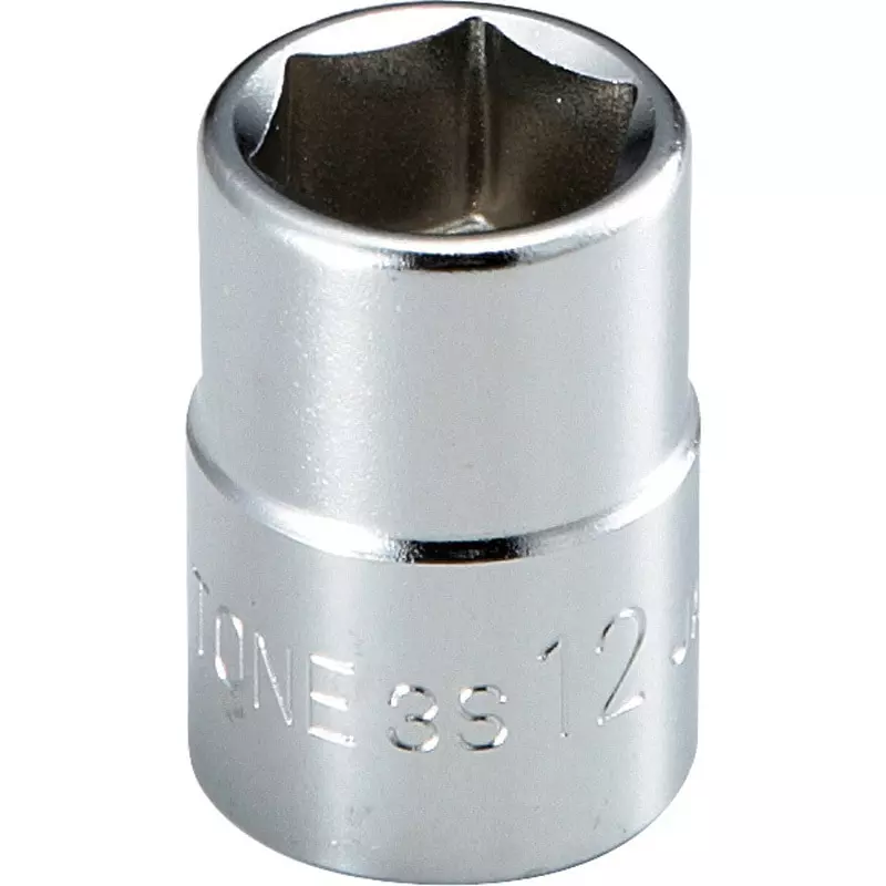 TONE Socket Hexagonal Type Insertion Angle 9.5 mm 9.5 mm, 3S-22
