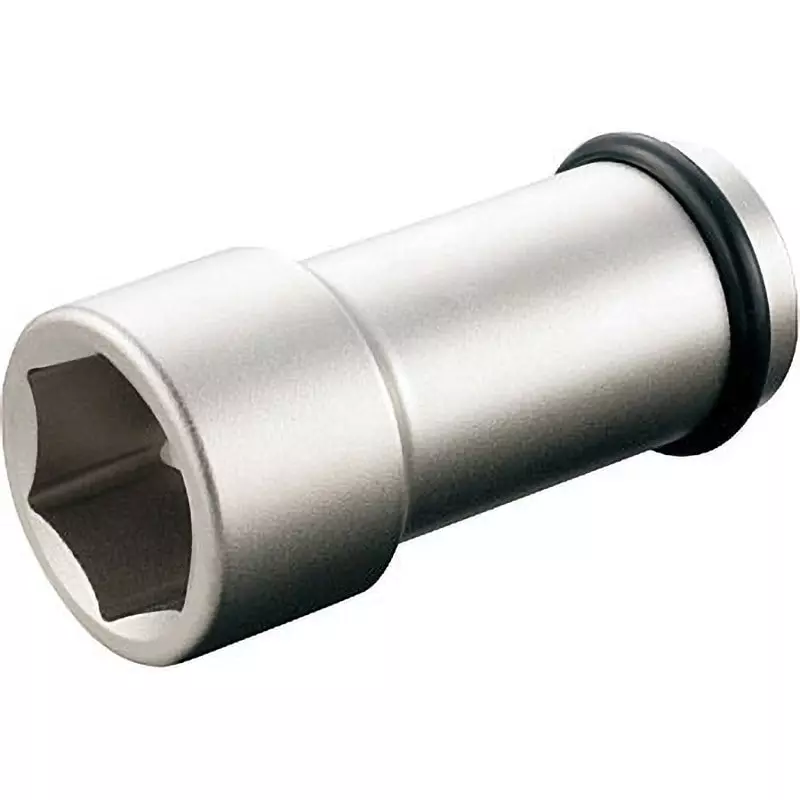 TONE Long Socket For Impact Electroless Nickel Plating 19 mm, 6NV-28L