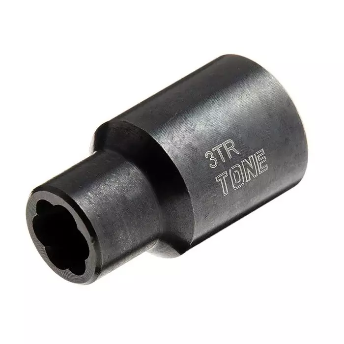 TONE Tornado Socket 9.5 mm Square Drive and 17 mm Width Across Flats S, HP3TR-17