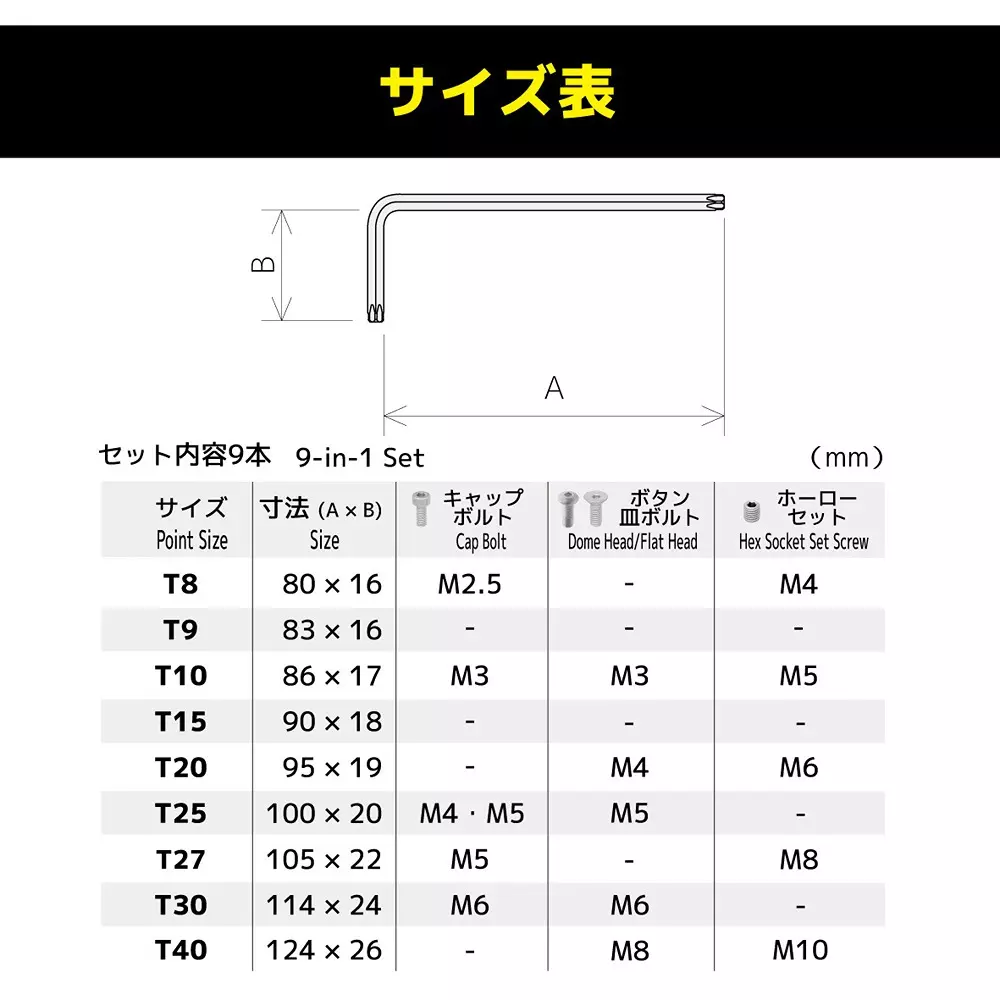 engineer-hexagonal-wrench-set-twt-301