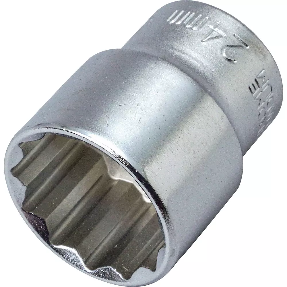 Super Tool Socket for Socket Wrench Chromium Vanadium Steel, NHS424