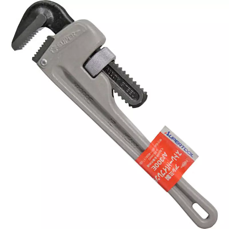 Super Tool Straight Pipe Wrench 300 mm Overall Length, AP300E