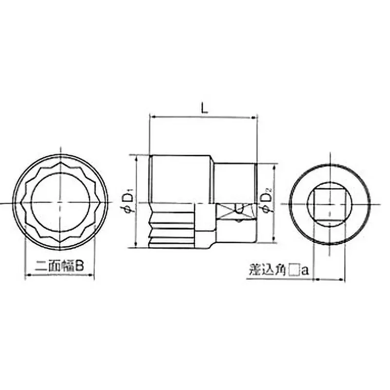 Tohnichi 4H-22 Socket, 223