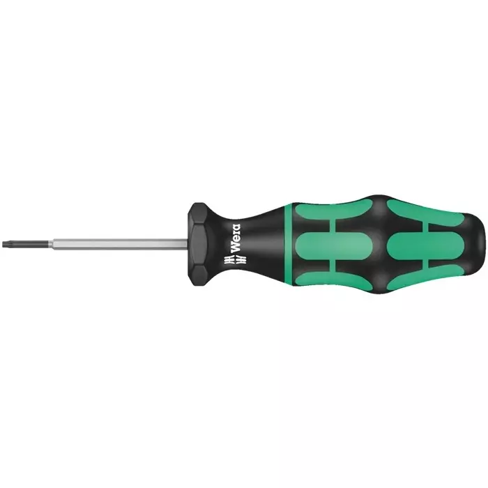 Wera Torx Torque-Indicator TX 6 Tip Size 65 mm Blade Length Black & Silver for Industrial Use, 05027930001
