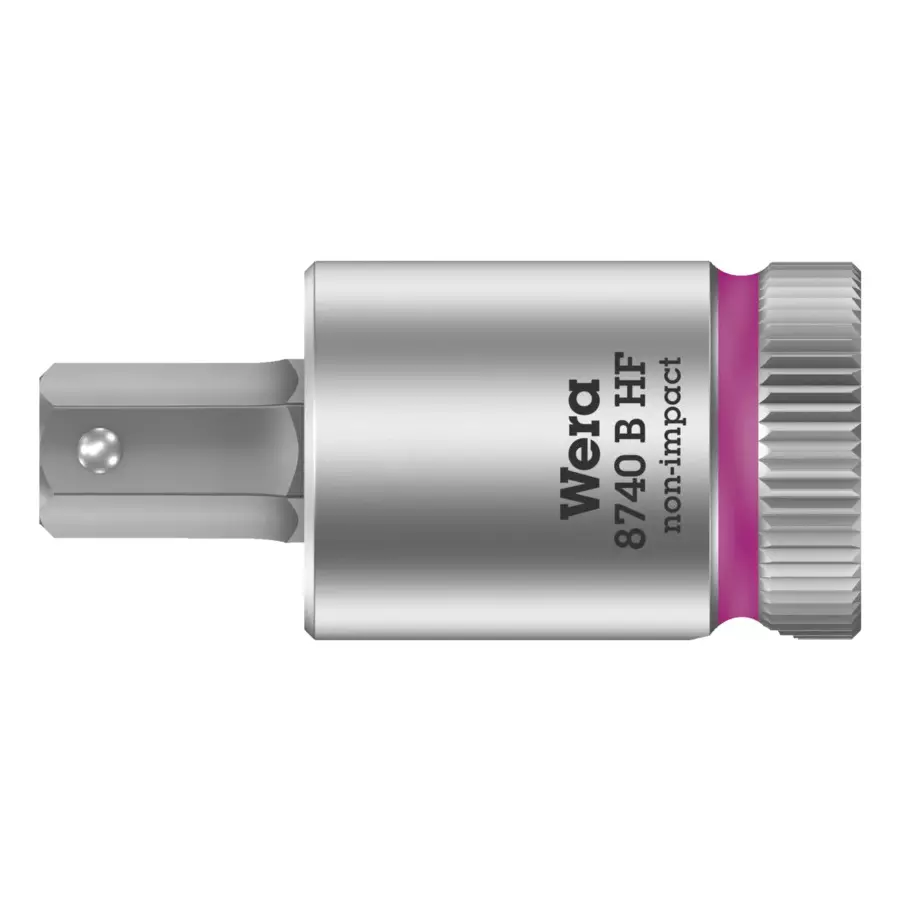 Wera 8740 B HF Zyklop Bit Socket with 3/8 inch (9.5 mm) Drive and 10 mm Tip Size, 5003043001