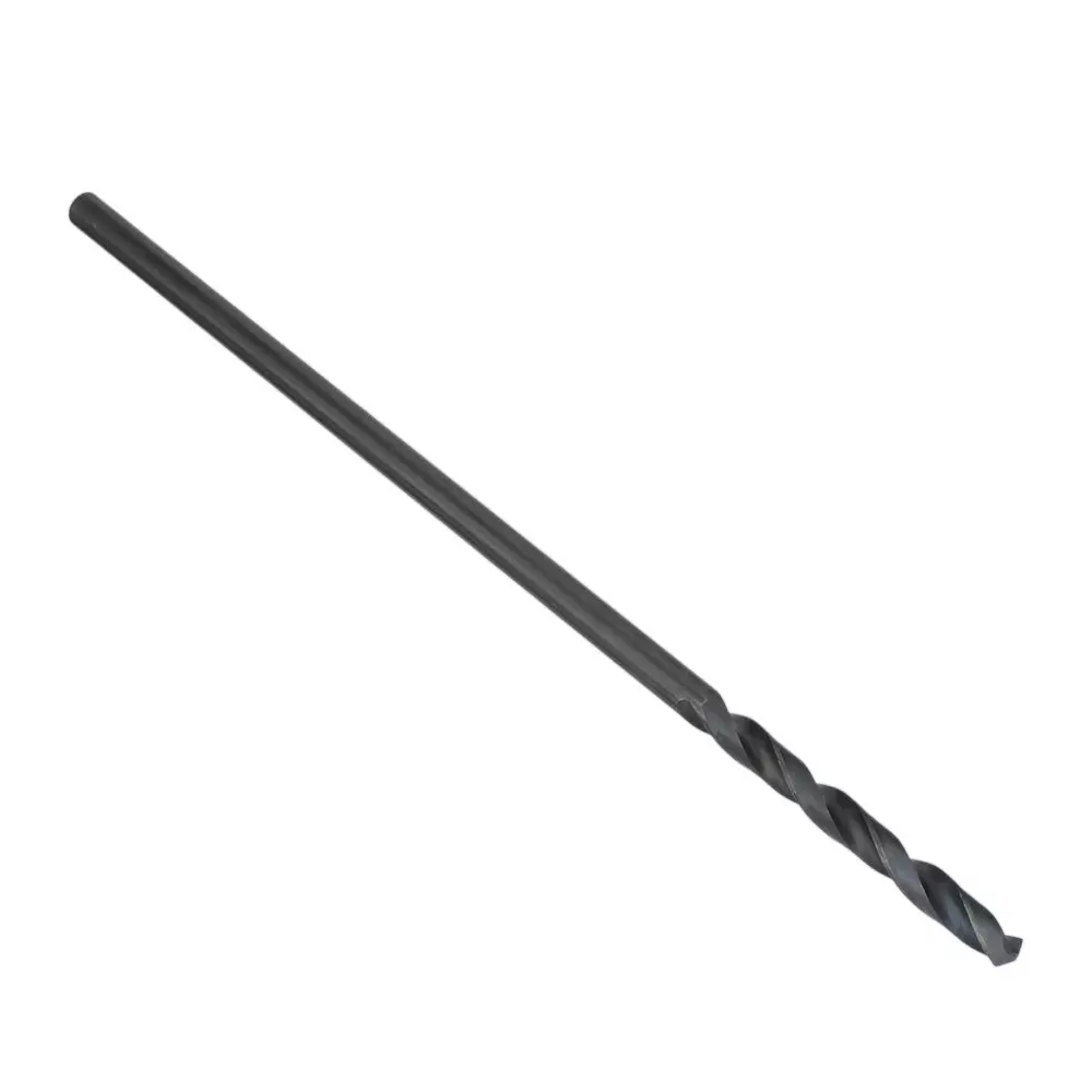Blue-Point 6 inch (152.4 mm) Aviation Drill Bit Size 5/32 inch (3.96 mm) Round Shank Black Oxide Finish and High Speed Steel (HSS) Body, BLPDBC5/32L6P