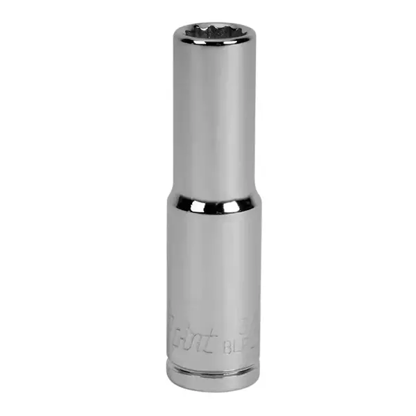 Blue-Point 3/8 inch (9.52 mm) Drive Deep Socket Chrome Finish Alloy Steel Body and 3/8 inch (9.52 mm) Size, BLPL3838