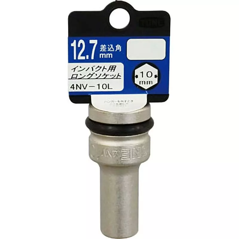 TONE Long Socket For Impact Electroless Nickel Plating 12.7mm, 4NV-08L