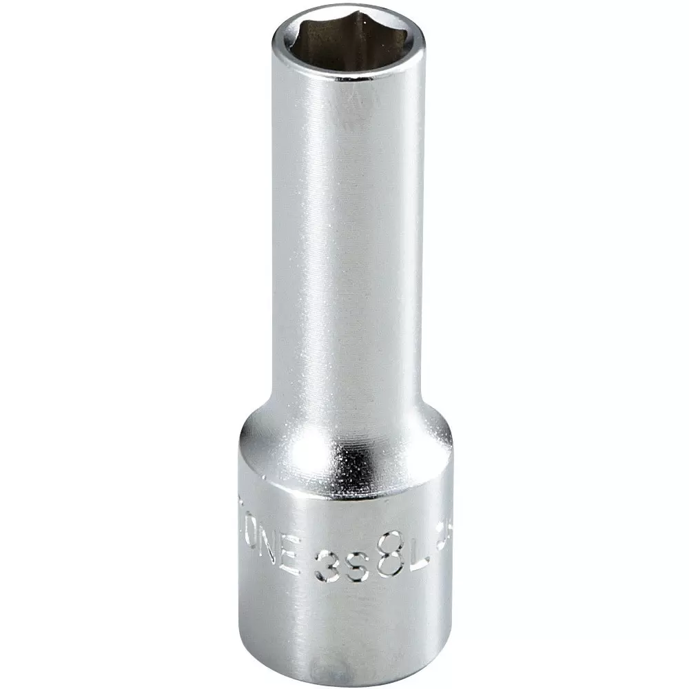 TONE Deep Socket Hexagonal Type Insertion Angle 9.5 mm 9.5 mm, 3S-08L
