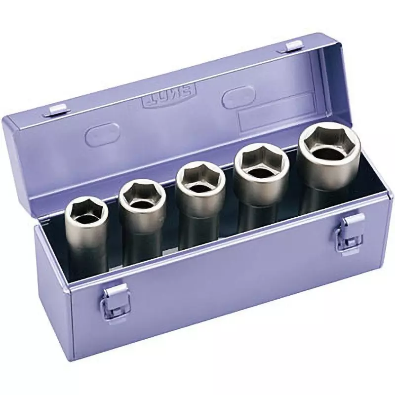 TONE Ultra Long Socket Set For Impact Metal Tray Case Specification 19 mm, NV605LL
