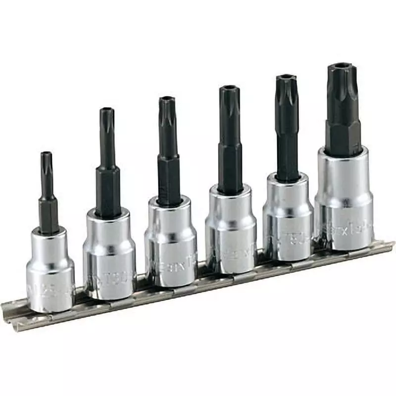 TONE Torx Socket Set Tamper-Proof Type With Holder, HTX306H