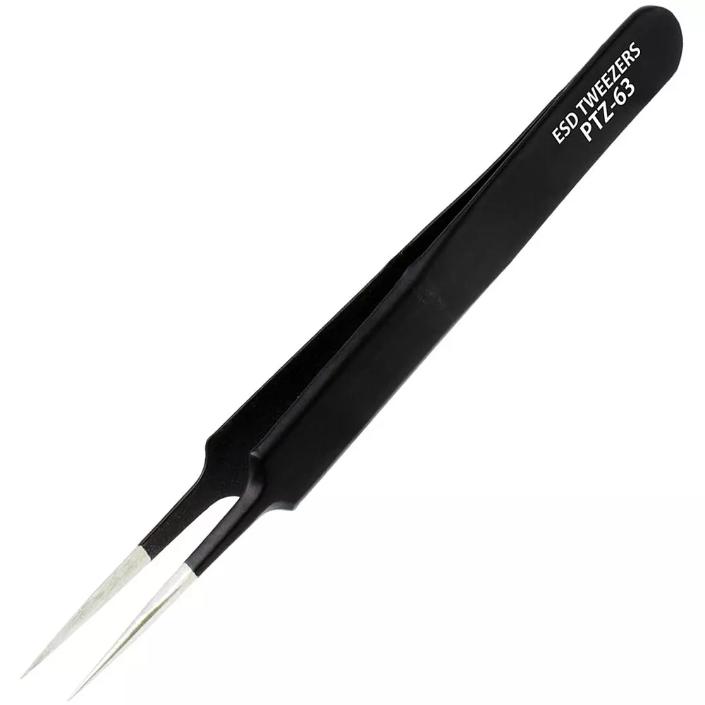Engineer ESD Tweezer 113 mm Overall Length, PTZ-63