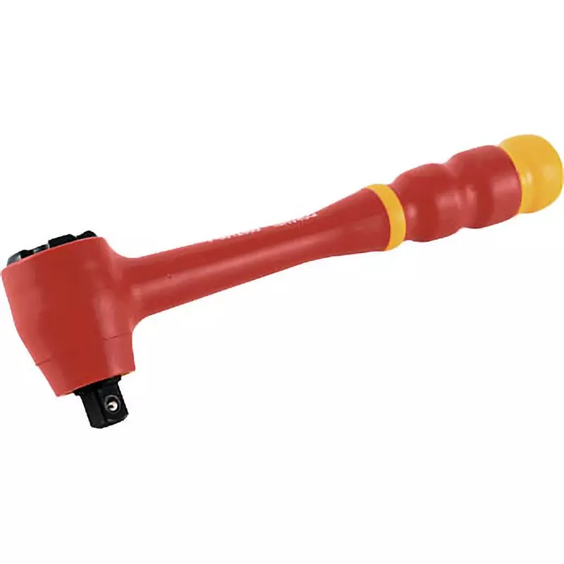 TRUSCO Insulated Ratchet Handle 9.5 mm Square Drive,TZRH-3