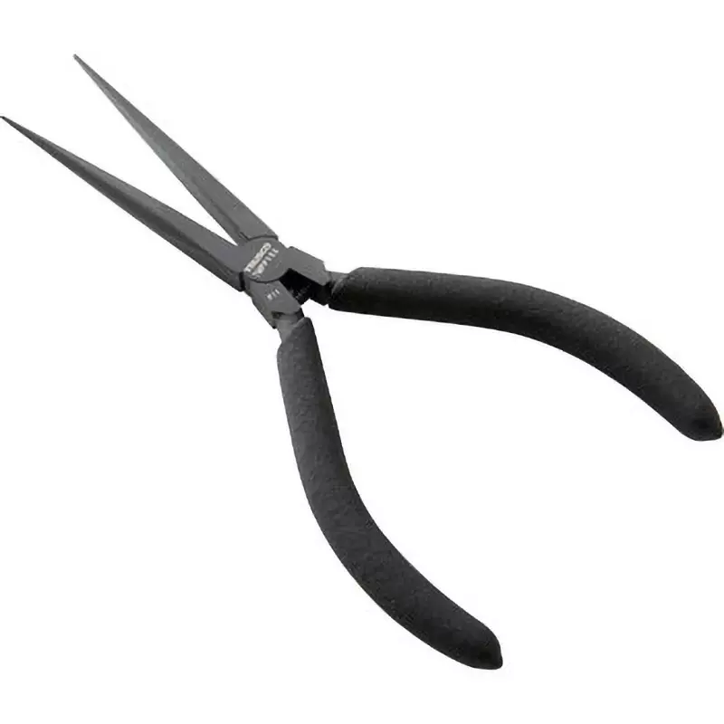TRUSCO Tweezers Plier Flat Nose Tip, TMPP-150