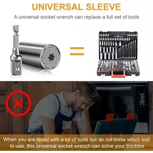 generic-universal-socket-wrench-with-electric-drill-adapter-self-adjusting-7-19-mm-socket-tool-for-nuts-bolts-odd-shape-fasteners-silver