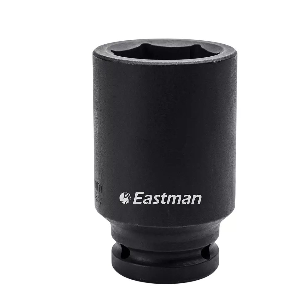 Eastman Impact Hex Socket Black 1/2 Inch (12.7 mm) Drive Size 14 mm Size for Industrial Use, E-2223H