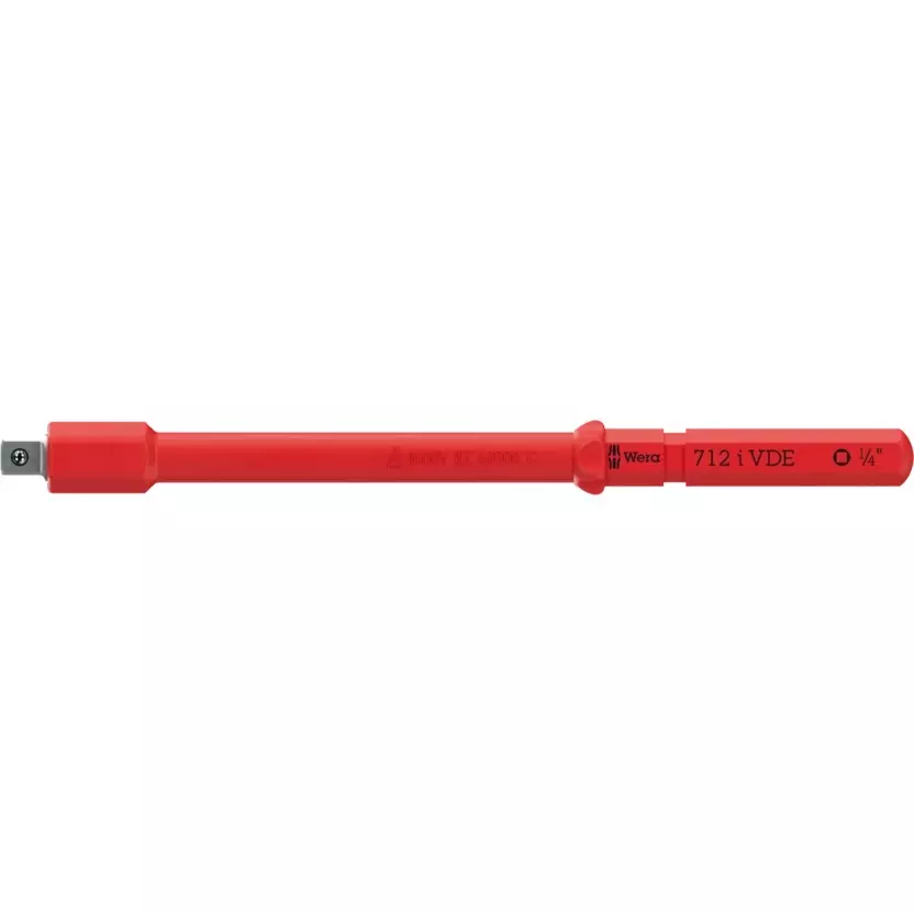 Wera Kraftform Kompakt A VDE 712 i Adapter Blade Insulated Type with 154 mm Blade Length and 1/4 inch (6.35 mm) Mounting Size, 5006642001