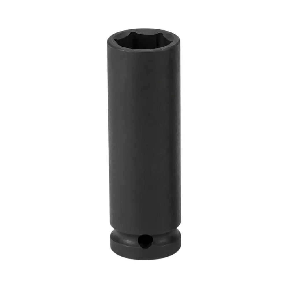 Blue-Point 1 inch (25.4 mm) Drive Deep Impact Socket 6 Points Black Color Heat Treated Metal Body and Size 32 mm, BLPLSMIM132