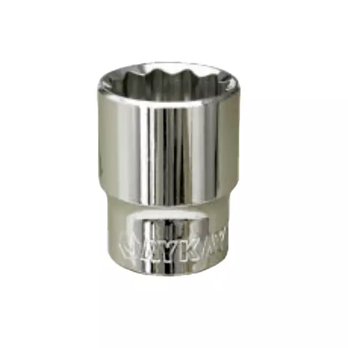 OAYKAY Chrome Vanadium Steel 16 mm Size 12.7 mm (1/2 Inch) Drive Bi-Hex Socket