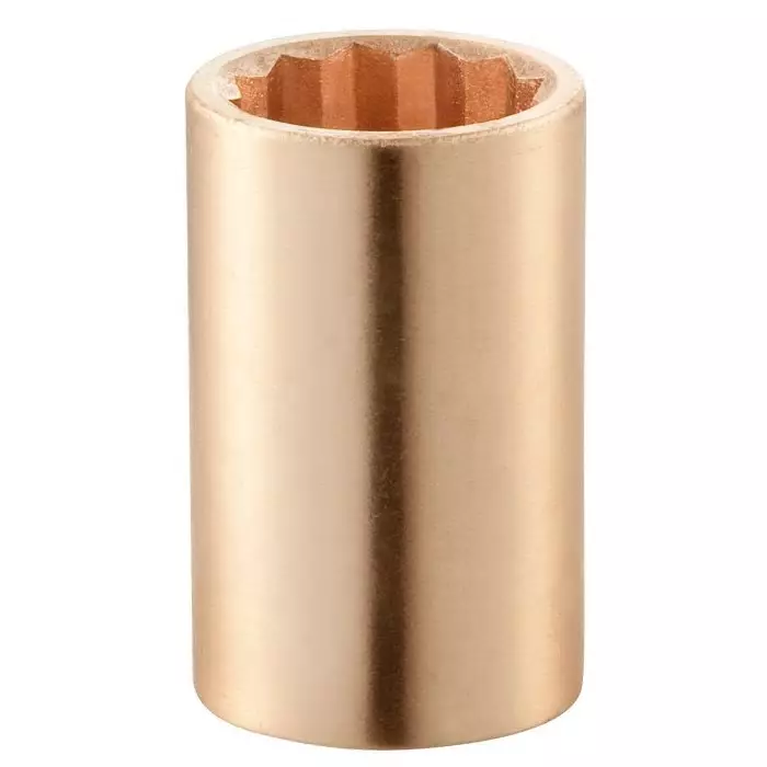 Facom 1/2 inch Drive 12mm Standard Socket, 12 point, 40 mm Overall Length, S.12SR