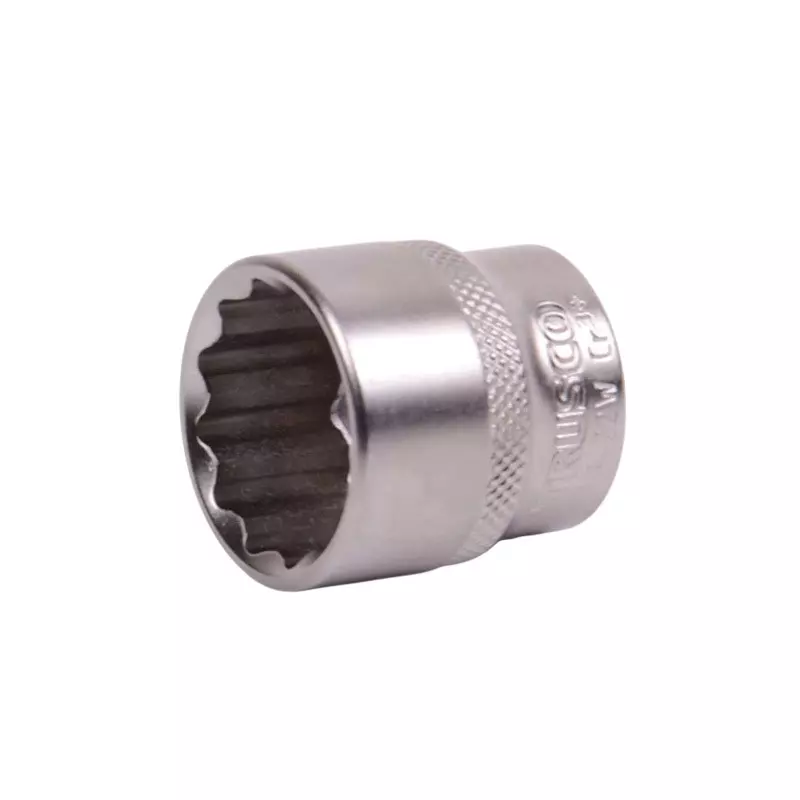 TRUSCO Socket Chrome Vanadium Steel 42 mm Overall Length, TS4-26W