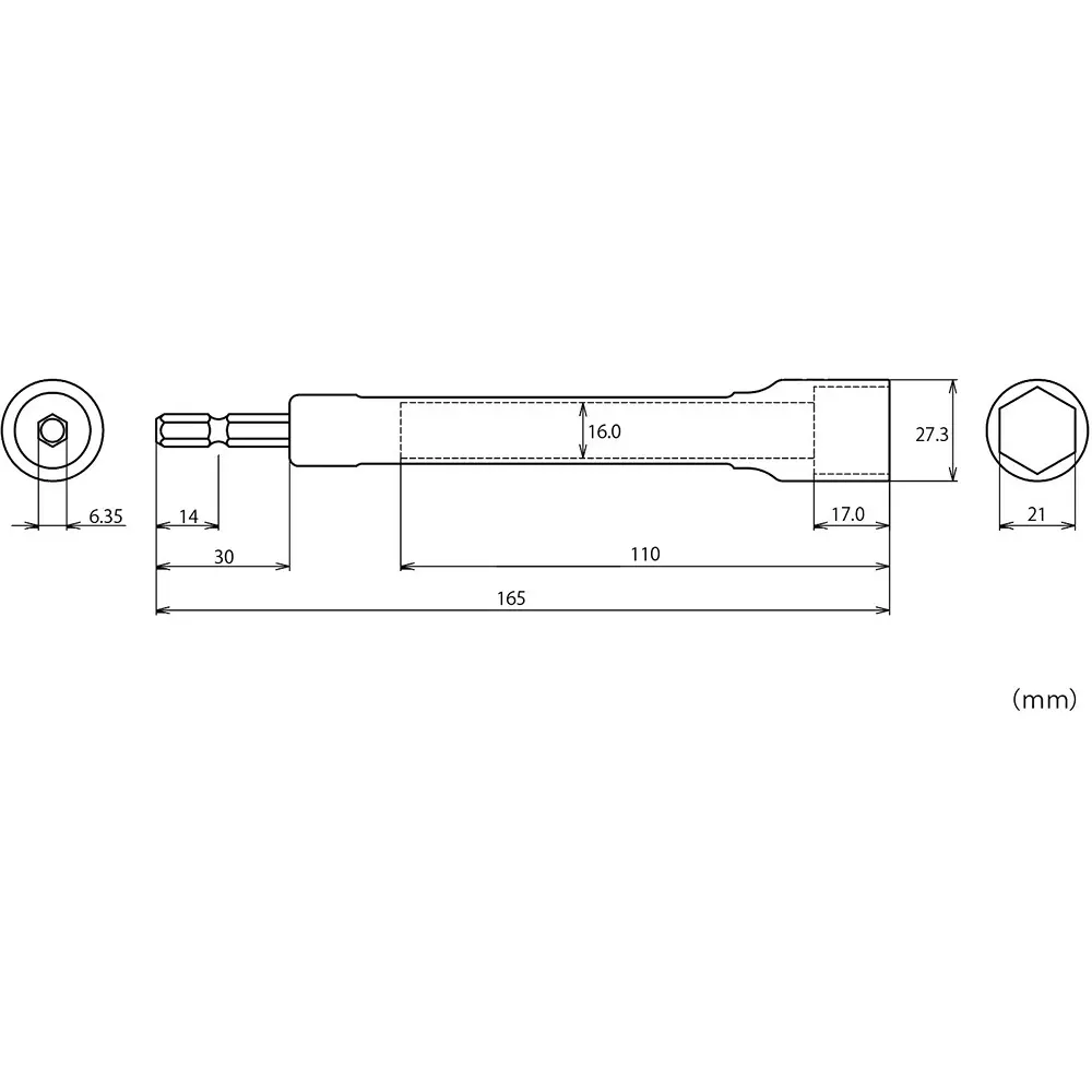 lobster-lobtex-power-drill-socket-165-mm-overall-length-ds21ls