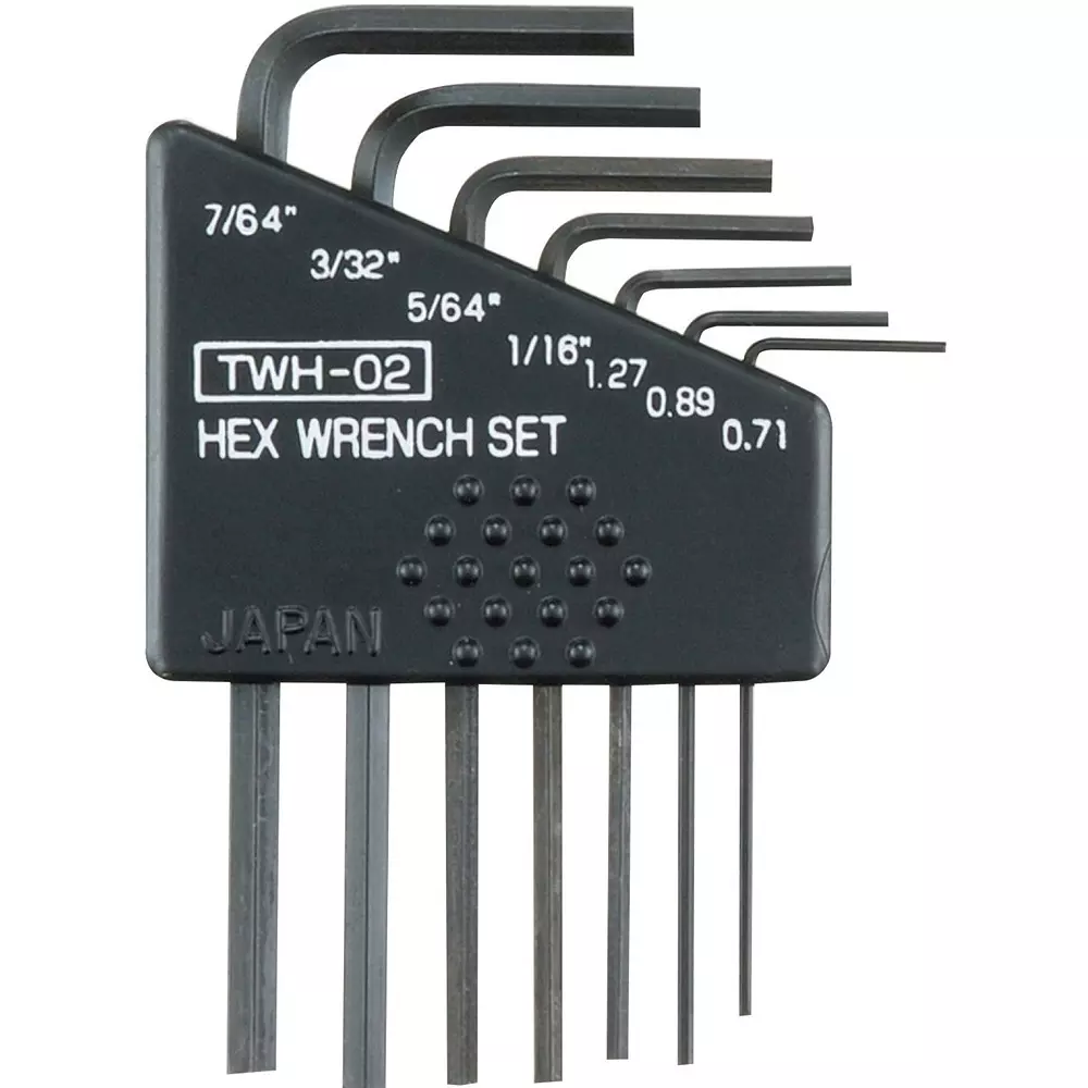 Engineer Hex Wrench Set Hexagonal Tip, TWH-02 (Pack of 7 Pcs)