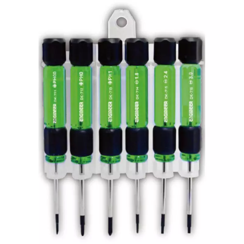 Engineer Precision Screwdriver Set 50 mm Shaft Length, DK-701