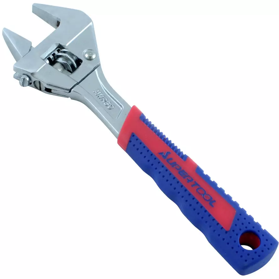 Super Tool Ratchet Type Wide Monkey Spanner 30 mm Maximum Jaw Opening, MWR30