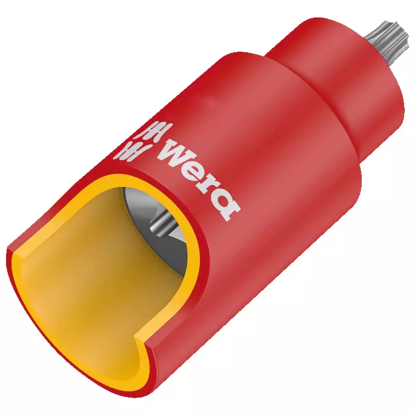 wera-8767-b-vde-hf-torx-zyklop-bit-socket-insulated-type-with-holding-function-38-inch-95-mm-drive-size-and-tx-20-tip-size-5004920001