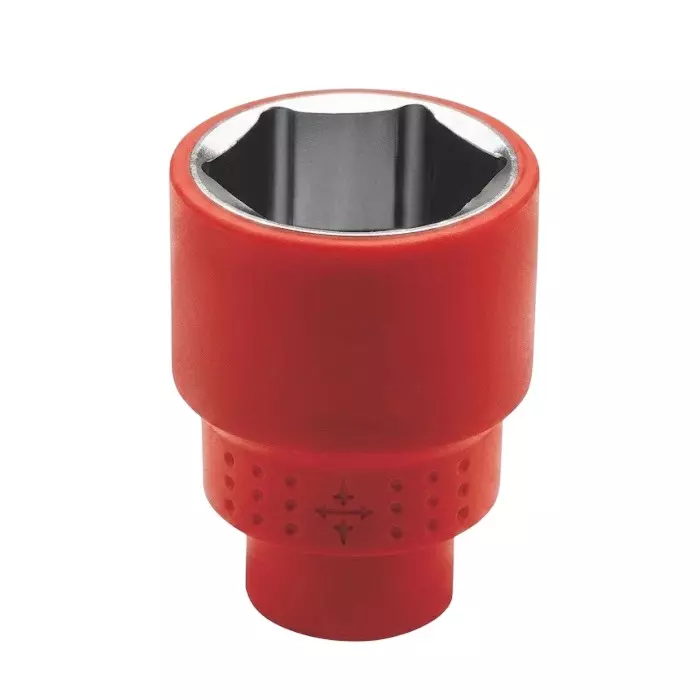 De Neers Socket Injection 12.7 mm (1/2 Inch) Square Drive and 6 mm Size, 22999
