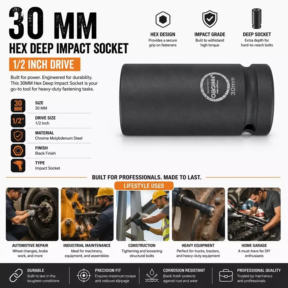 generic-hex-deep-impact-socket-30-mm-6-point-design-12-inch-127-mm-drive-size