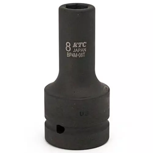 Ktc Semi-Deep Impact Socket 52 mm OL 12.7 mm Sq. Drive, BP4M-25T