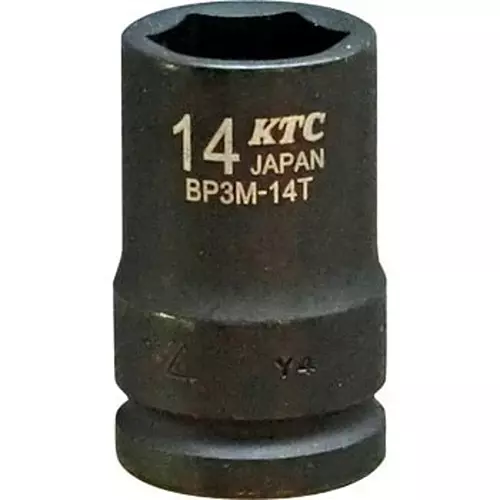 Ktc Semi-Deep Impact Socket 36 mm OL 9.5 mm Sq. Drive, BP3M-14TP