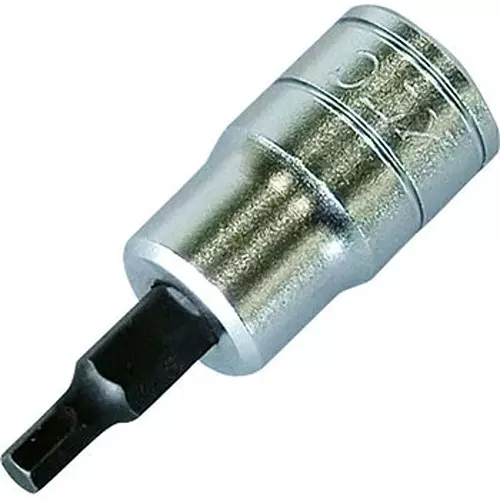 Ktc Short Hexagon Bit Socket 9.5 mm Sq. Drive, BT3-04S