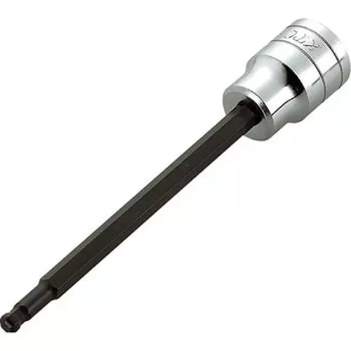 Ktc Long Ball Hexagon Bit Socket 12.7 mm Sq. Drive, BT4-7/32BPL