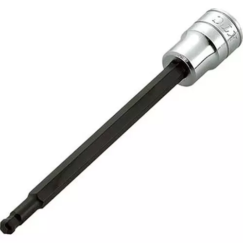 Ktc Long Ball Hexagon Bit Socket 9.5 mm Sq. Drive, BT3-5/16BPL