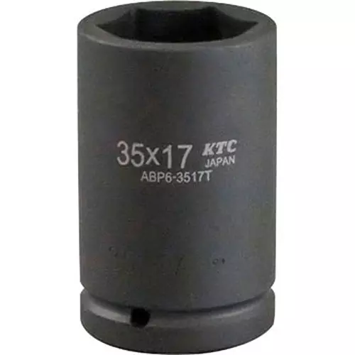 Ktc Truck Wheel Nut Combination Socket 35 mm Hex x17 mm Sq. Hole 19 mm Sq. Drive, ABP6-3517TP