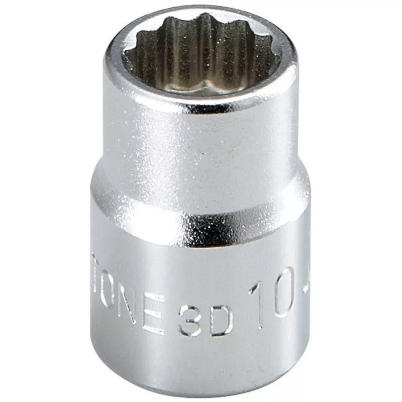 TONE Socket 12-Sided Type Drive Angle 9.5 mm 9.5 mm, 3D-15