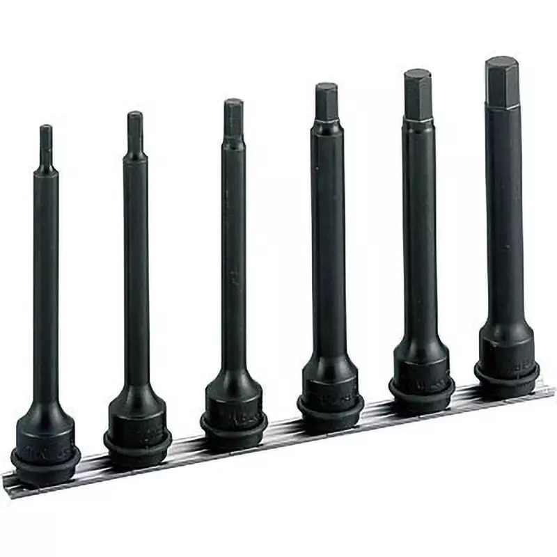 TONE Long Hexagon Socket Set With Holder 4AH-05L, 06L, 08L, 10L, 12L, 14L, HAH406L