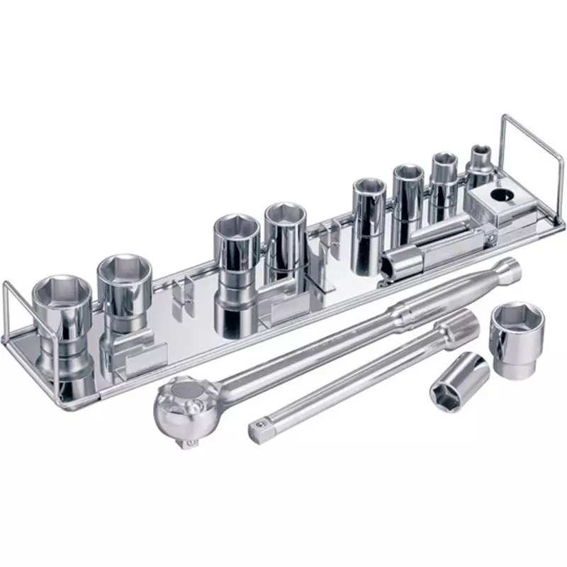 TONE Sus Socket Set Stainless Steel S3V-08, 10, 12, 13, 14, 17, 19, 21, 22, 24 mm, S3103S