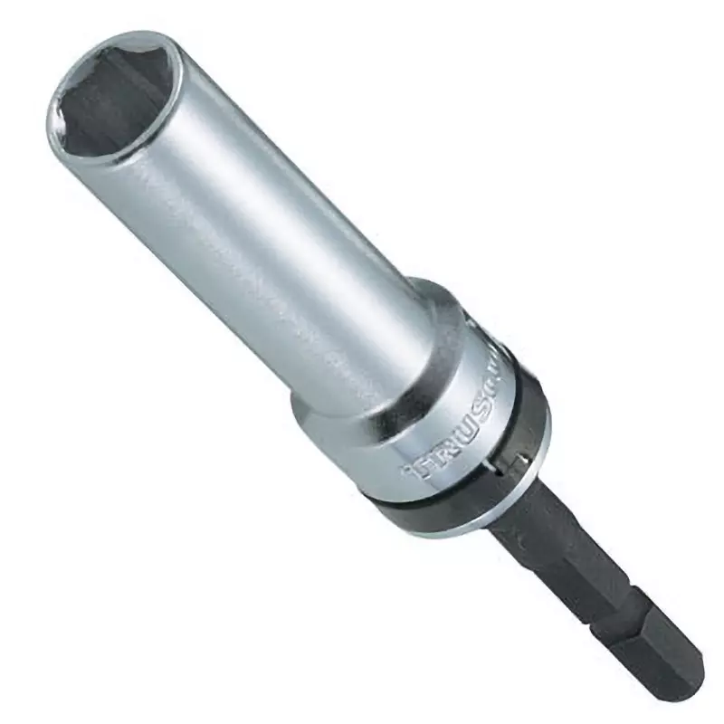 TRUSCO Electric Screwdriver Socket 6.35 mm Shank Dia, TEUF-8