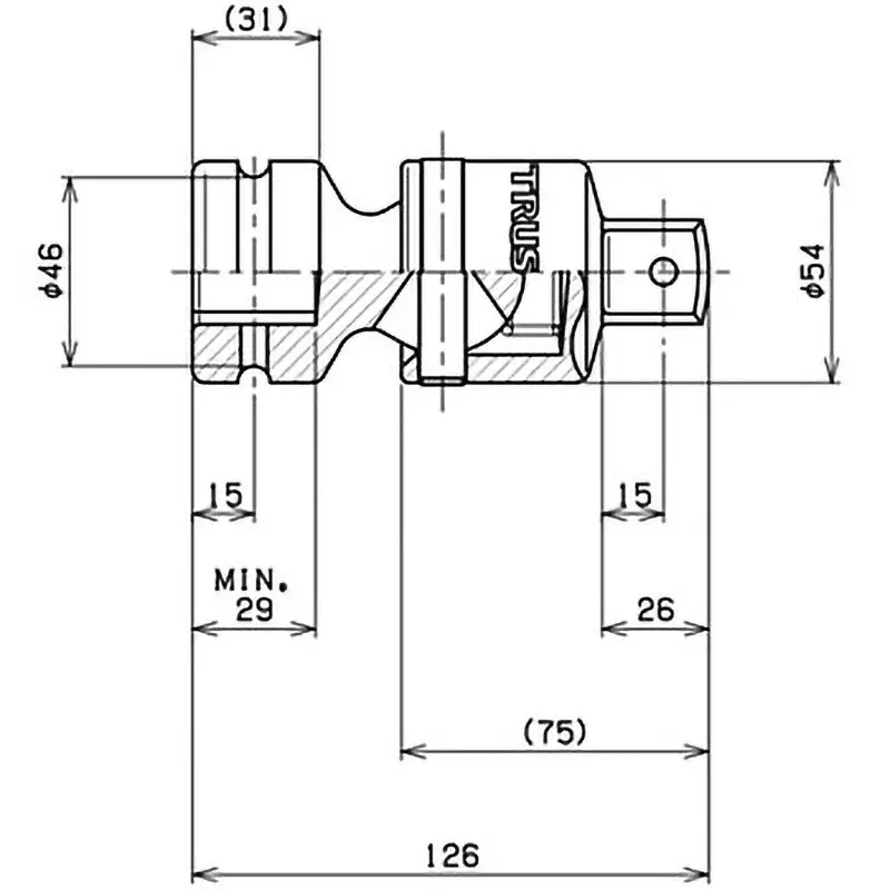 trusco-universal-joint-tun8