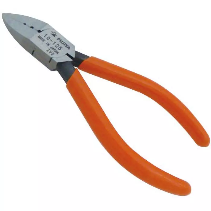 FUJIYA Wire Stripping Nipper 125 mm Nominal Size, 10-125