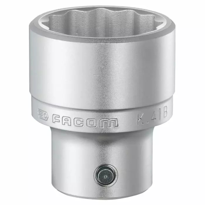 Facom 3/4 inch Drive 34mm Standard Socket, 12 point, 59 mm Overall Length, K.34B
