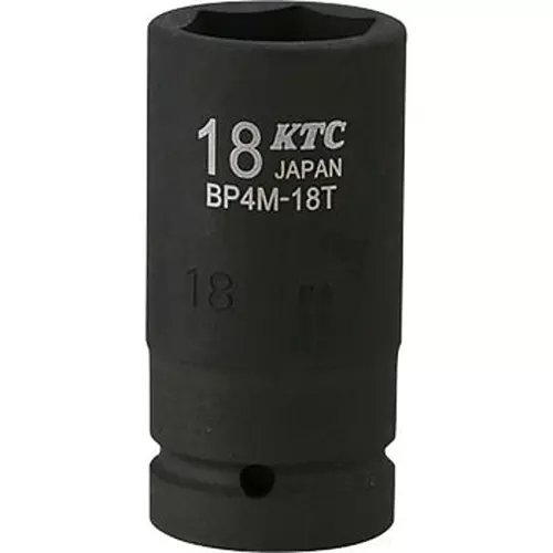Ktc Semi-Deep Impact Socket 52 mm OL 12.7 mm Sq. Drive, BP4M-18T