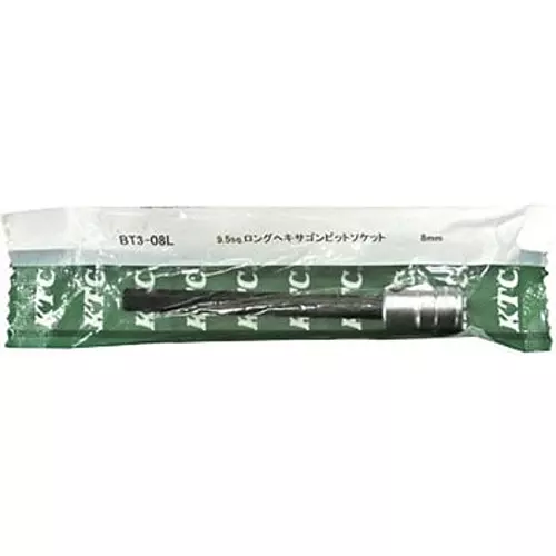 Ktc Long Hexagon Bit Socket 9.5 mm Sq. Drive, BT3-08L
