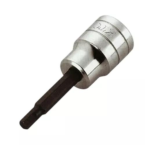 Ktc Hexagon Bit Socket 10 mm 12.7 mm Sq. Drive 77 mm Length, BT4-10